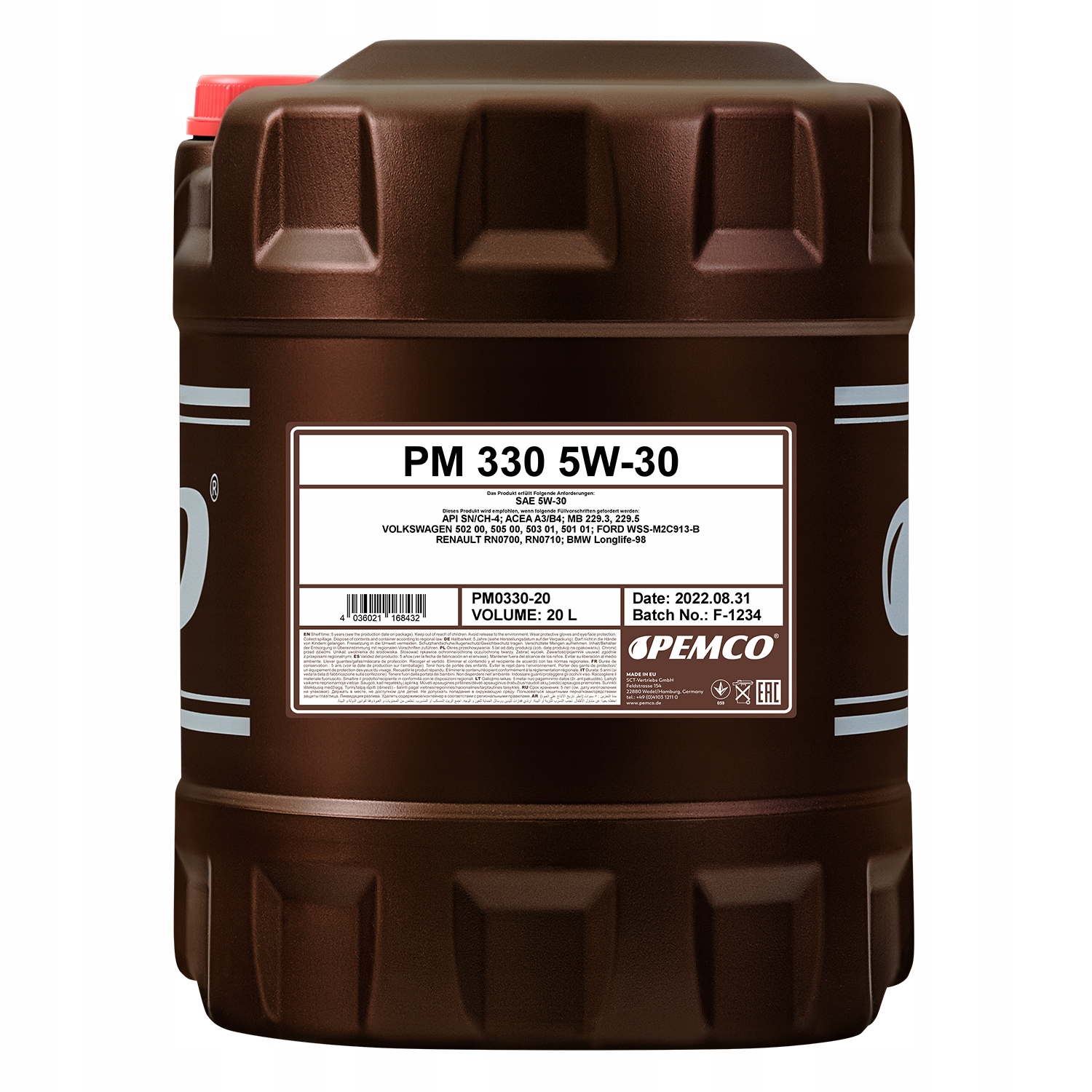 

Pemco iDRIVE 330 5W30 Sn CH-4 913B 20L