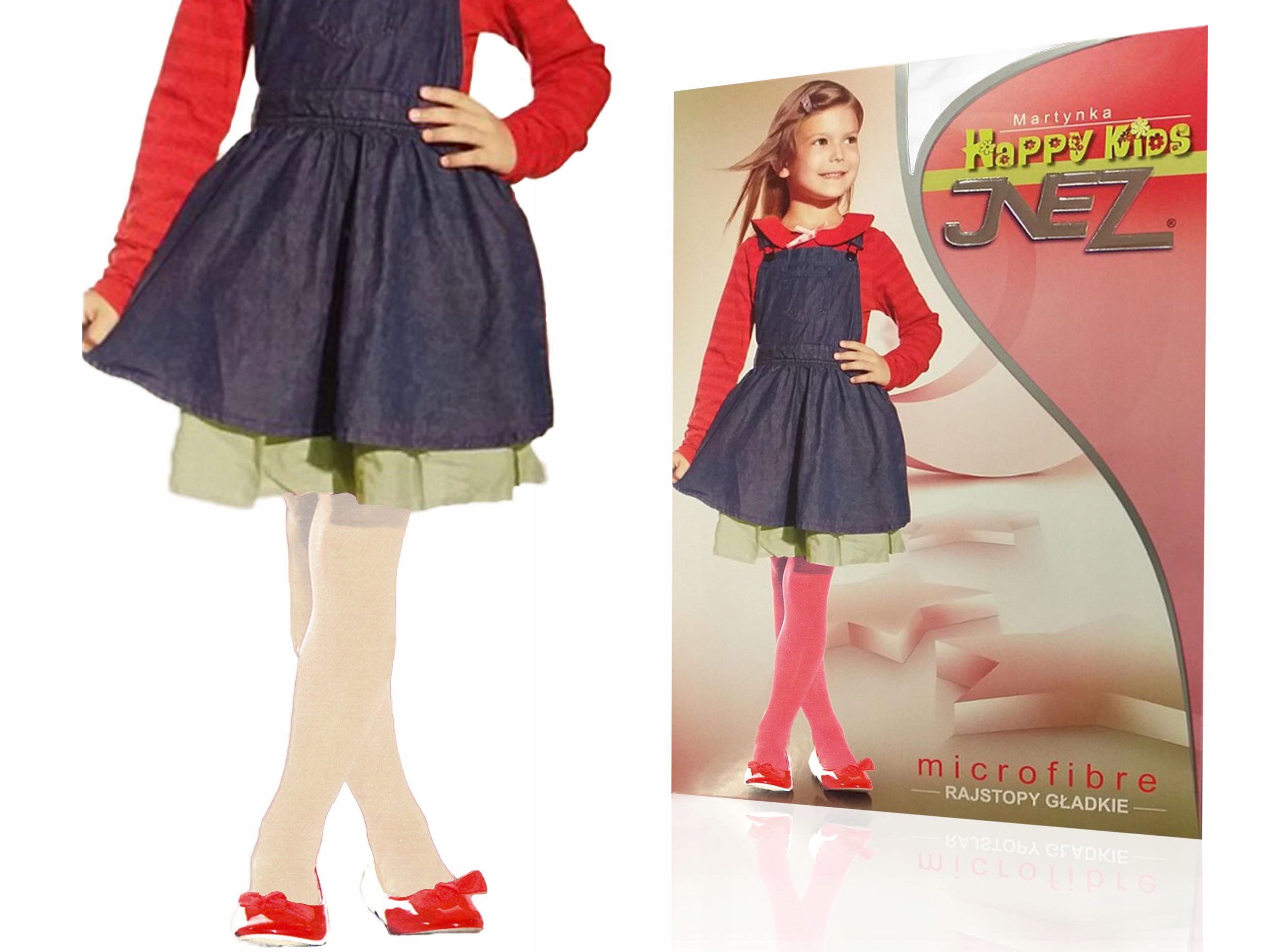 

Inez 40 den rajstopy Martynka, ecru, 128-134