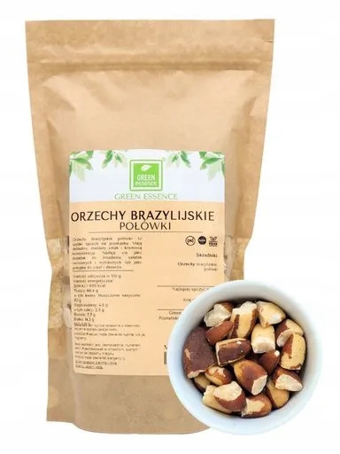 3x Brazilské ořechy půlené Green Essence 200 g