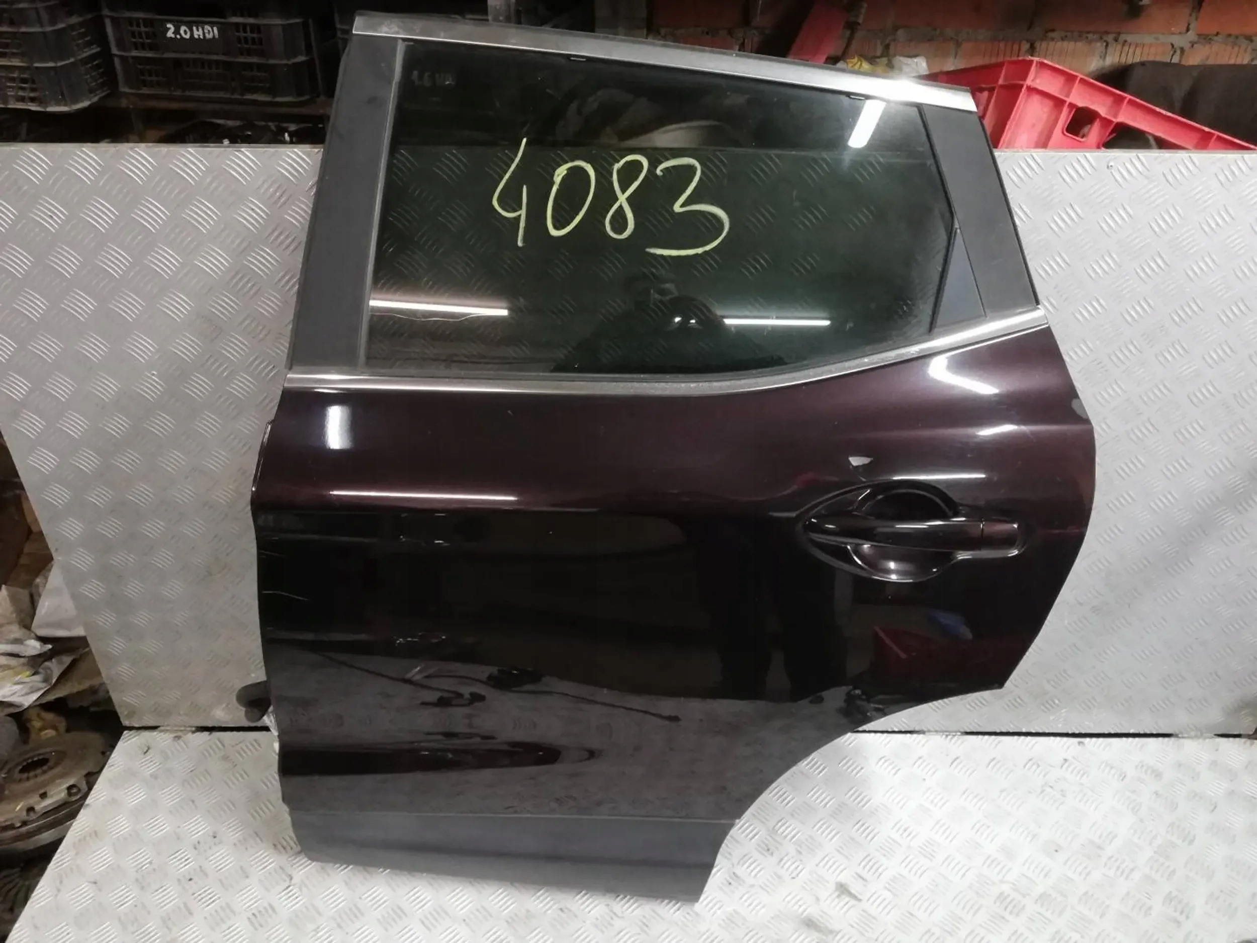 ДВЕРИ ЛЕВЫЙ СЛЕВА ЗАД. ЗАДНЕЕ NISSAN QASHQAI J11