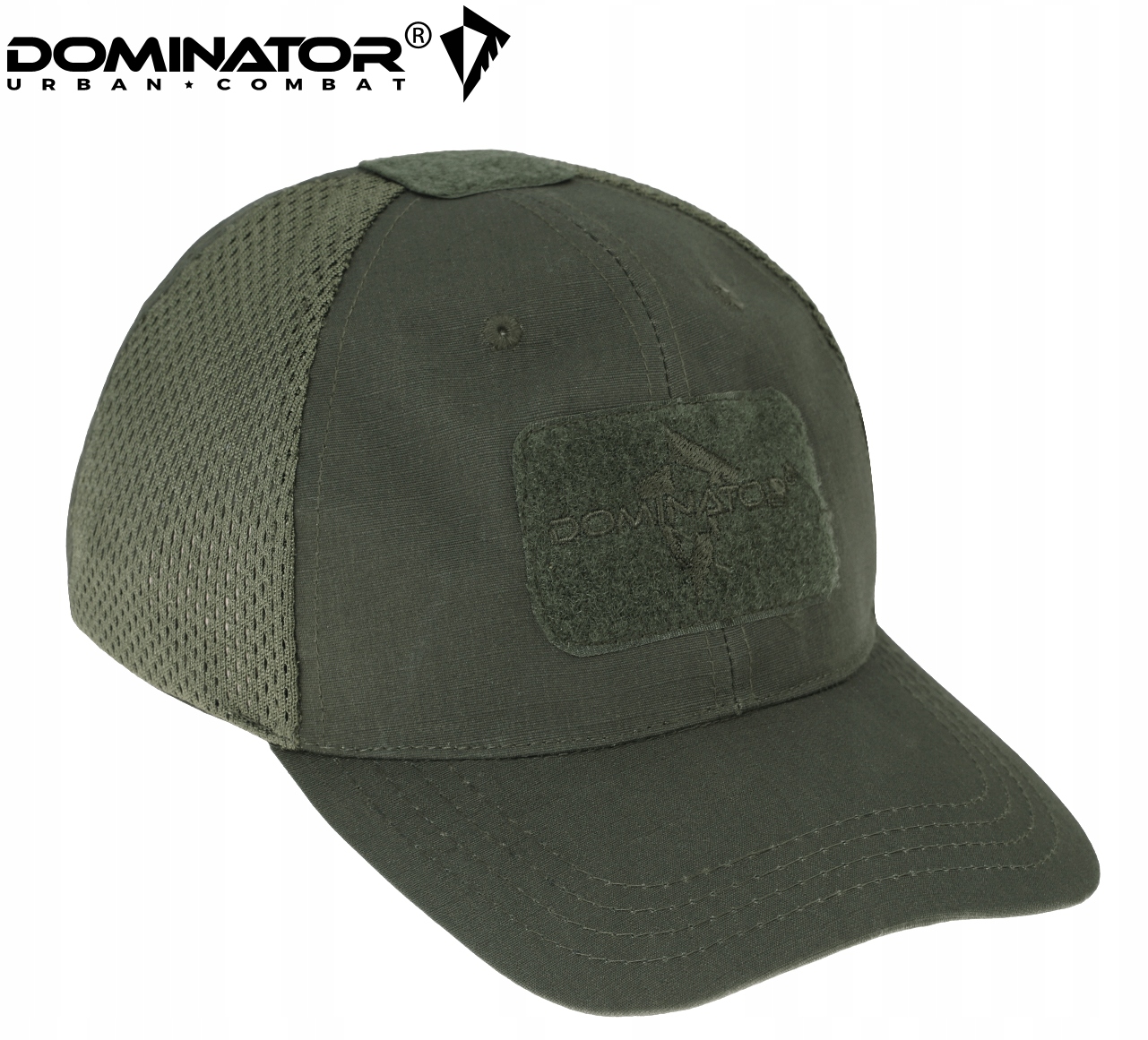 CZAPKA Z DASZKIEM VENT BEJSBOLÓWKA TAKTYCZNA DOMINATOR BASEBALL OLIVE Kolor zielony