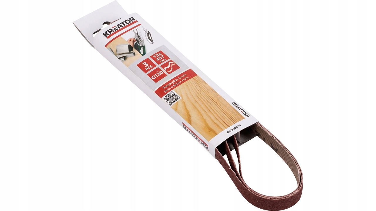 

Taśma pas bezkońcowy 13x457 gr.120 pilnikarka 3szt