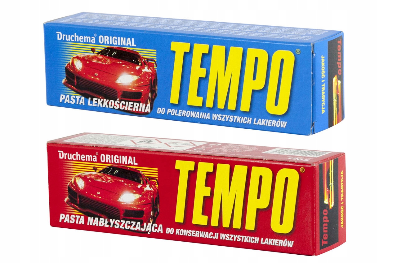 

Zestaw Tempo Pasta Lekkościerna I Nabłyszczająca