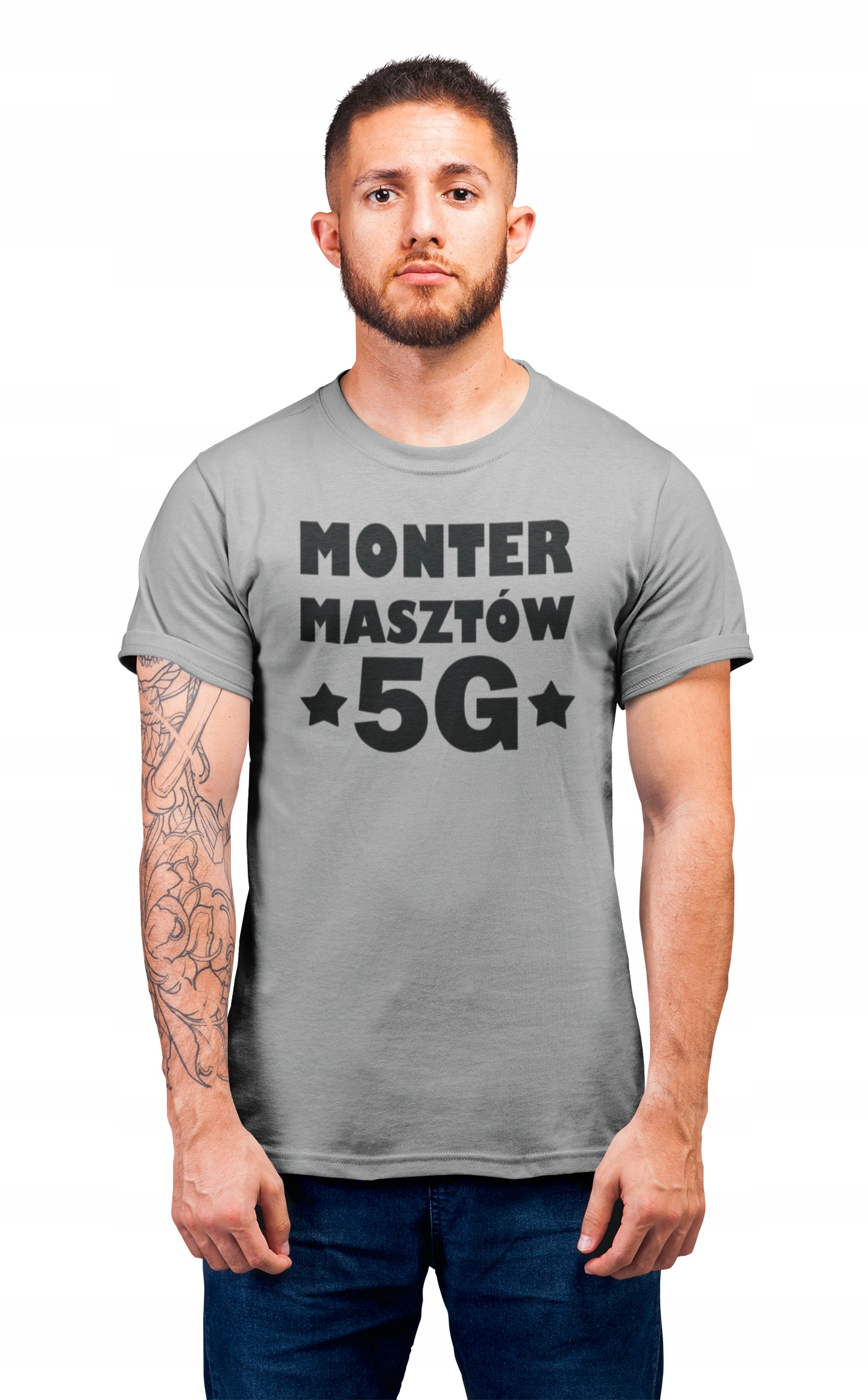 

Koszulka Męska Na Prezent 5G Folia Śmieszna Hit