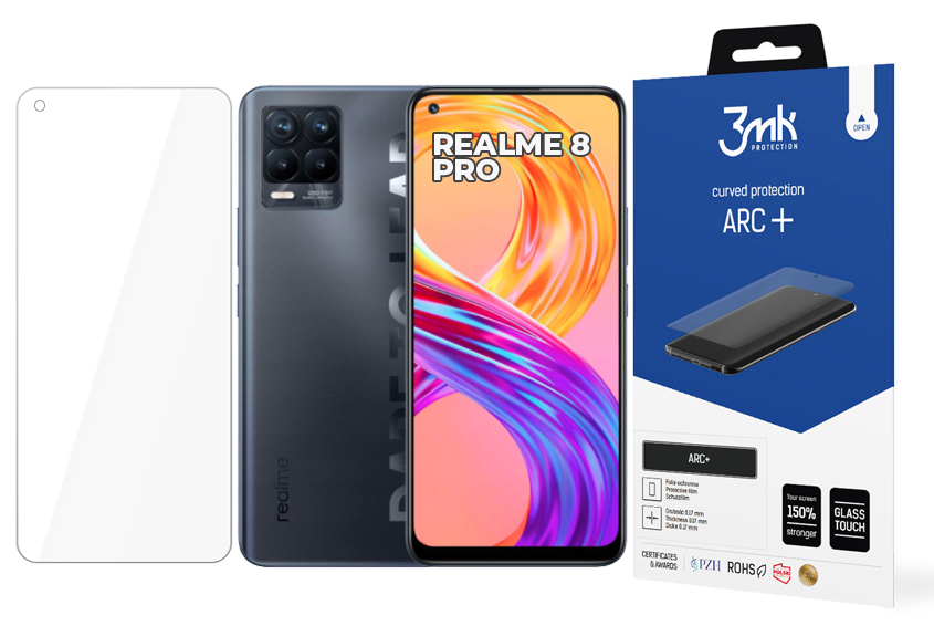 

3mk Folia Fullscreen Arc+ do Realme 8 Pro