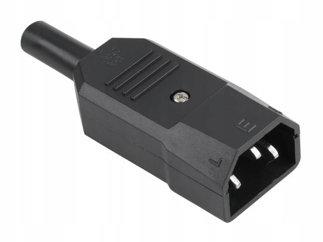 

Wtyk Ac 3 Pin Ups komputerowy Vde Iec 230V C14