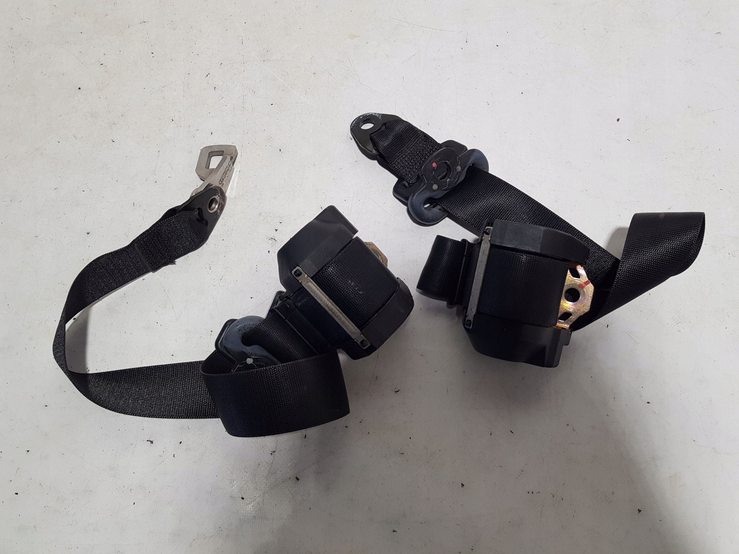PORSCHE BOXSTER 986 tension belts left right front KOMPLET PASOW