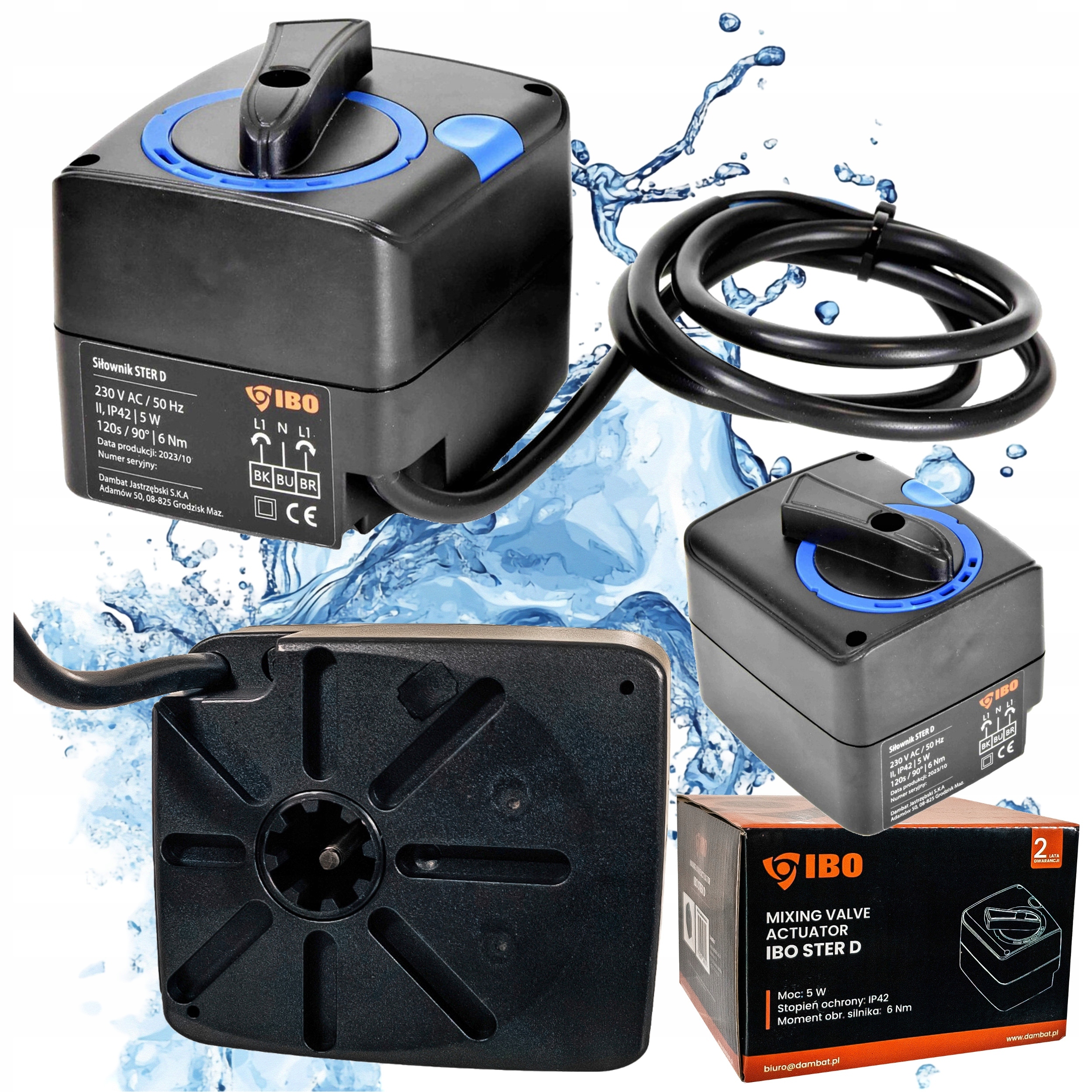 Pohon Pre Miešací Ventil Pohon 3 Bodový 120s 6Nm 230V Ovládač