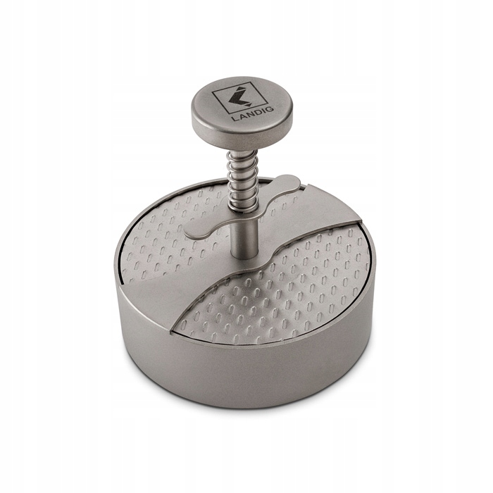 Profesionálny lis, forma na hamburgery 110 mm, 100 % nerezová oceľ Landig