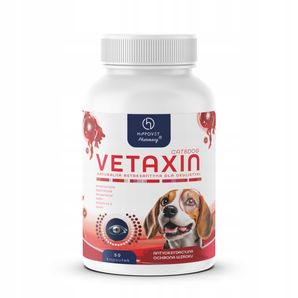 Levně Hippovet Pharmacy – Vetaxin Cat&Dog – přírodní doplněk stravy s astaxanthinem