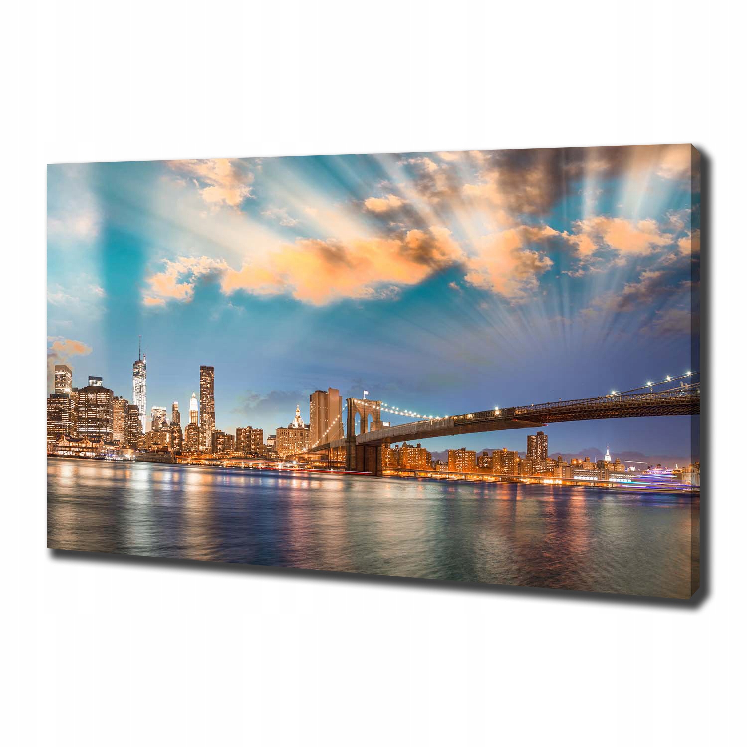 

Foto obraz na płótnie Most Brookliński 100x70 cm