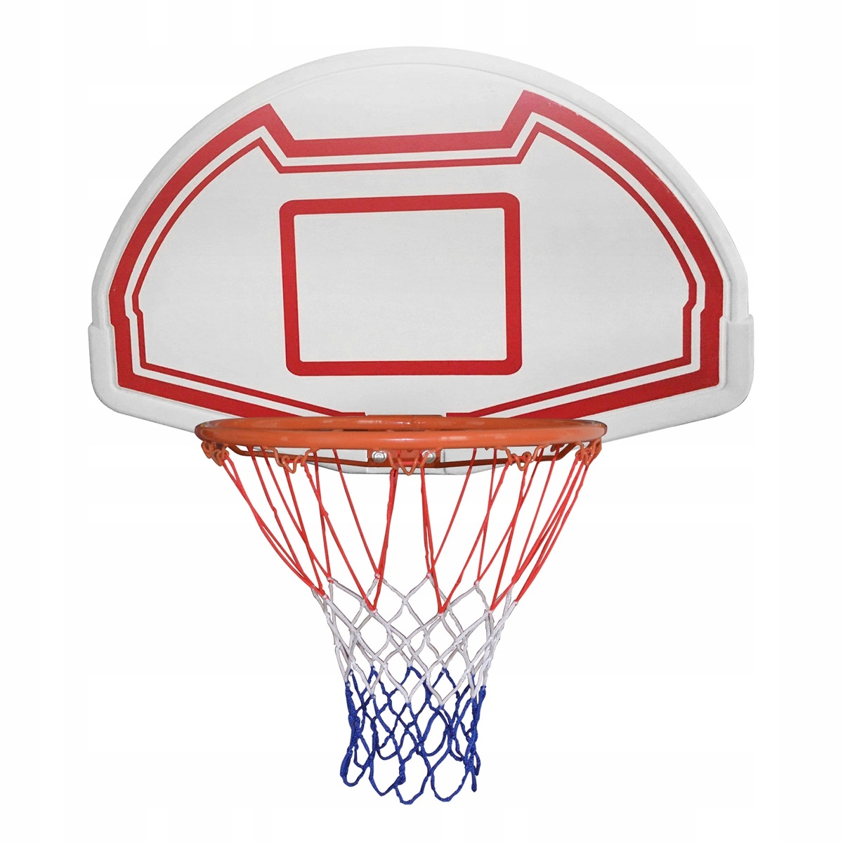 Sada basketbalového štítu s obručí a síťkou Master 90 x 60 cm