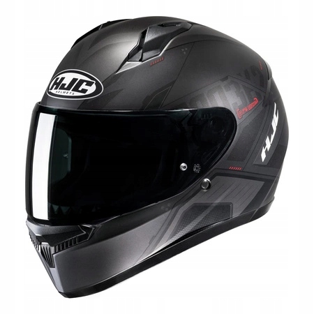 Kask motocyklowy HJC C10 INKA BLACK/RED GRATISY Rozmiar XL