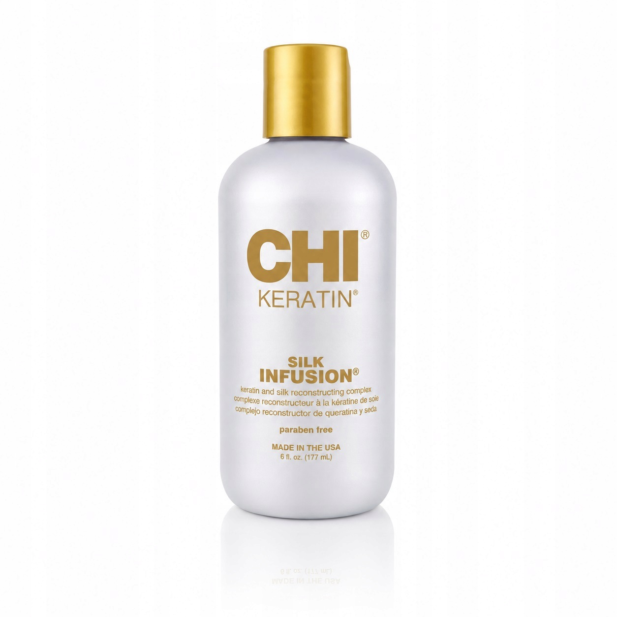 Obnovující kúra Chi Keratin Silk Infusion 177 ml regeneruje a hydratuje