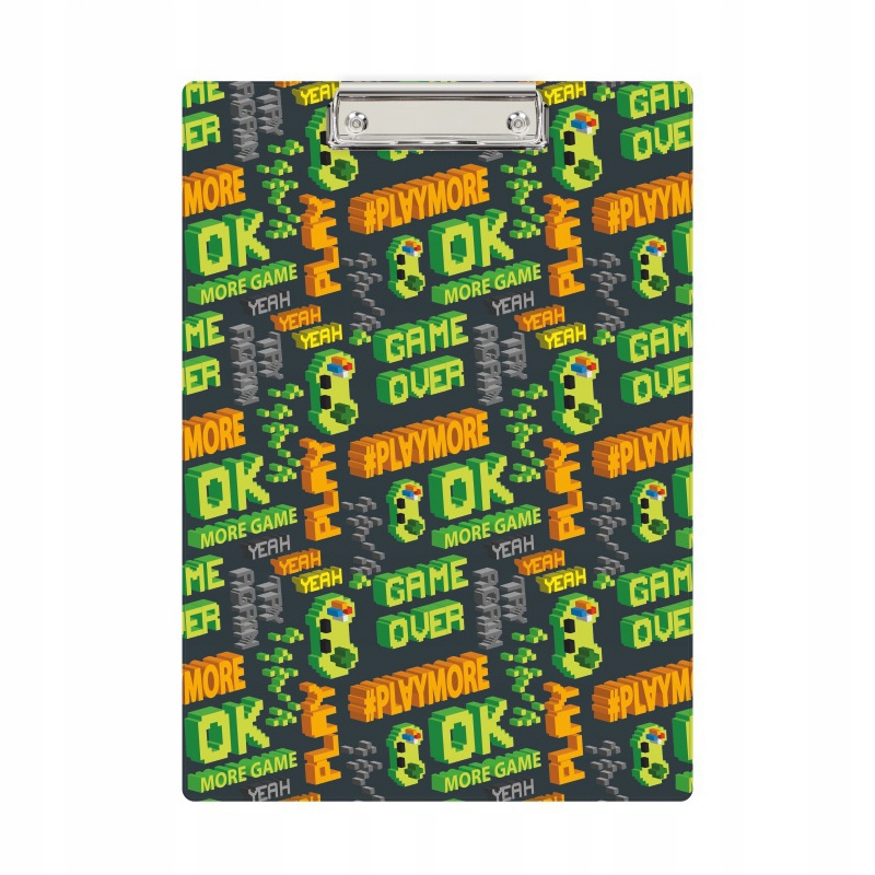 DESKA Z KLIPEM A4 CLIPBOARD NADRUK GAME