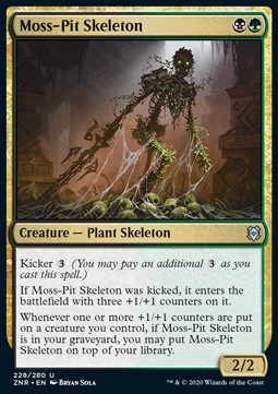 Moss-Pit Skeleton Zendikar Rising