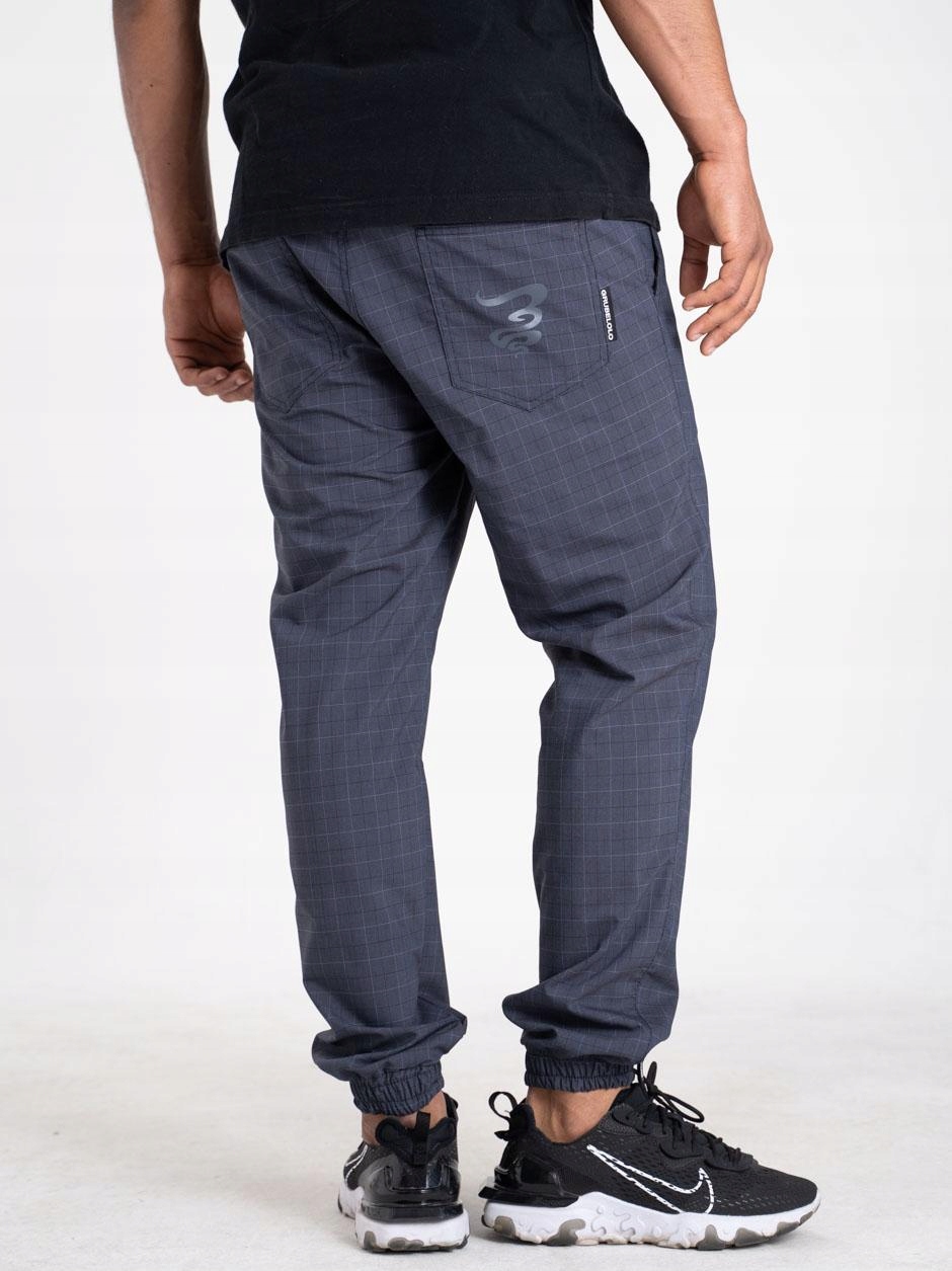 

Spodnie Modne Grafit Jogger Grube Lolo Szare M