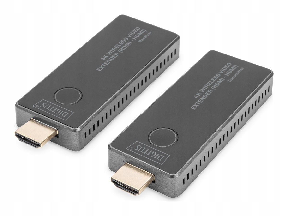 Digitus 4K Bezdrátový Hdmi extender, dosah 30 m DS-55323 Černá/S