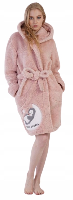 Vtipný Župan Tučňák Nadýchaný Tlustý Teplý Župan S