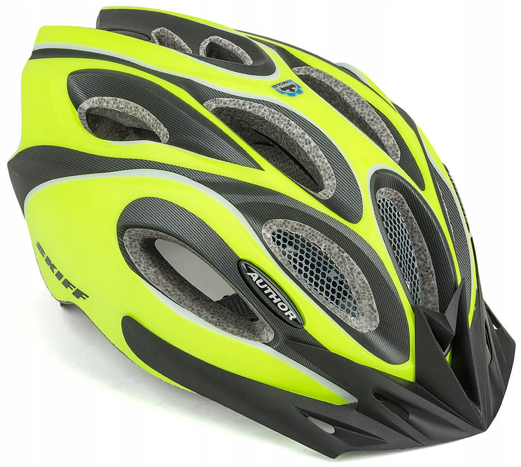 Cyklistická přilba Skiff žluto-černá Author 58-62
