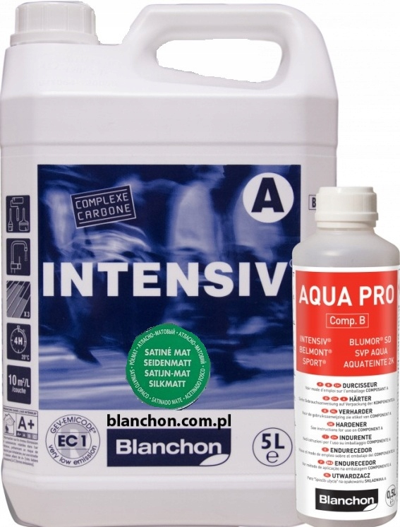 Lak Blanchon Intensiv 5L Polomat+ 2k dvojzložkový tužidlo