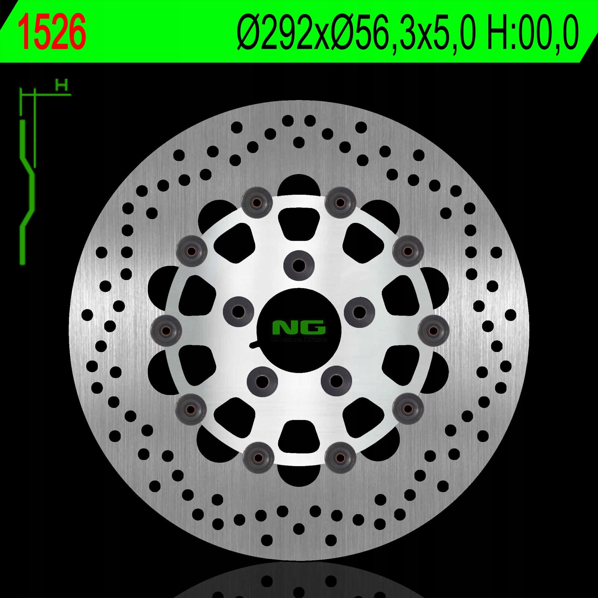 Ng Brzdový Kotúč Zadný Harley Davidson Sportster 00-13, Touring 00-08