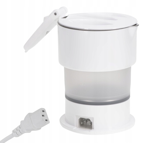 Turystyczny Czajnik Silikonowy Elektryczny White 600W Adler AD 1377 600ml