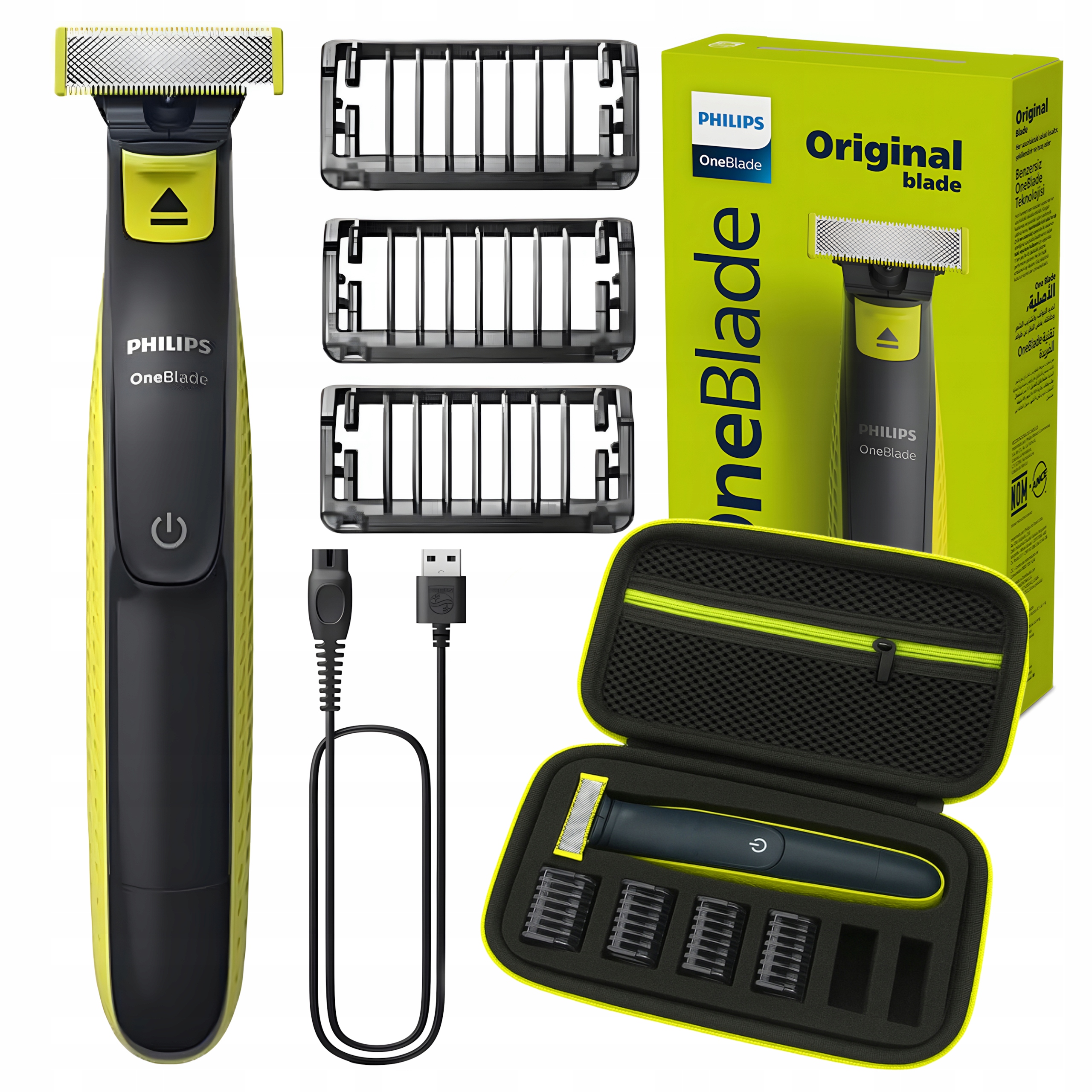 Holicí Strojek Philips OneBlade QP2724/10 Zastřihovač vousů Velké Pouzdro