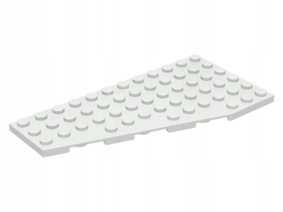 

Lego 30355 Płytka 12x6 Skrzydło L Biała Nowa (8g)