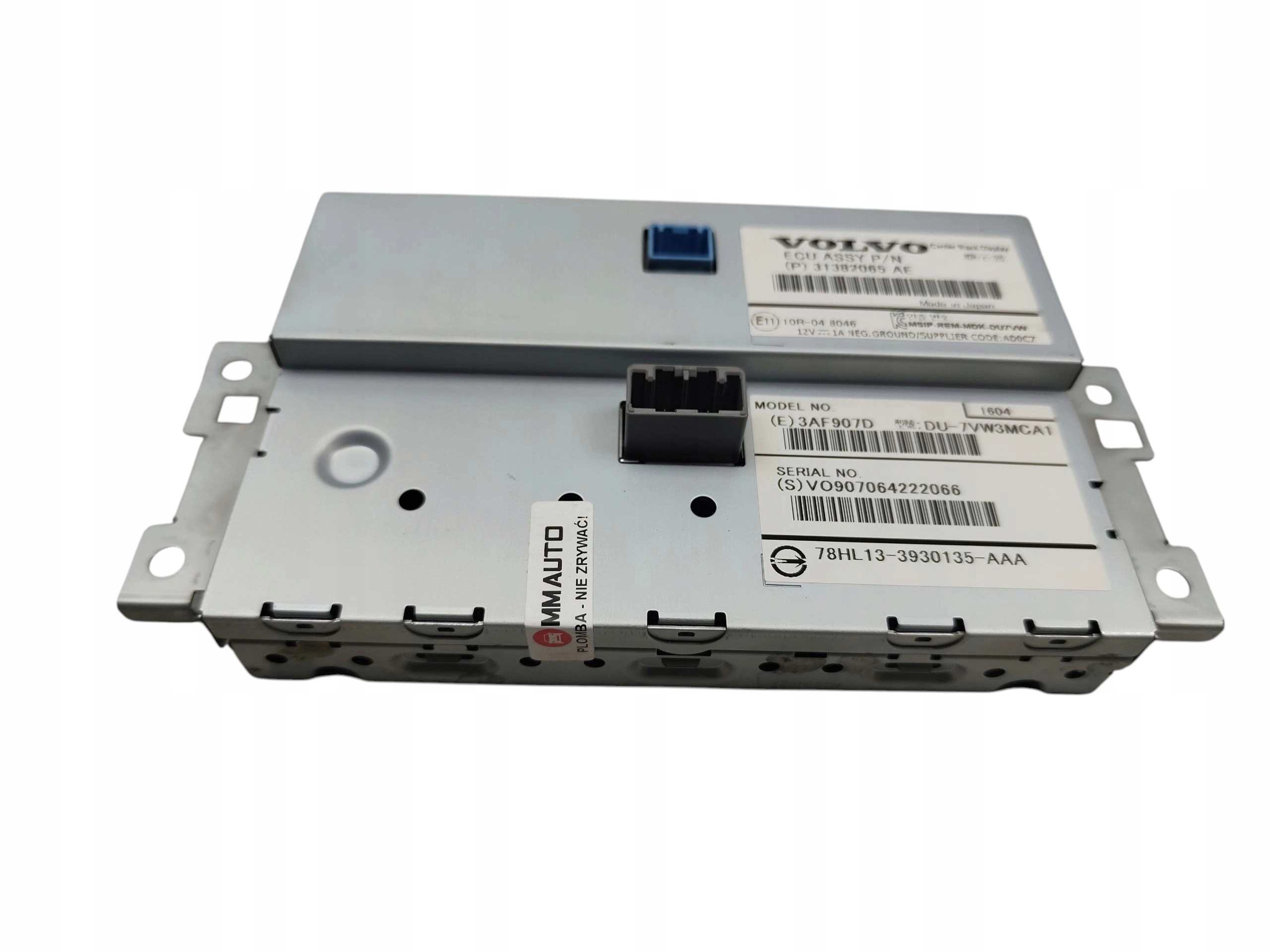 display VOLVO XC60 and 31382065