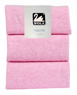 WOLA RAJSTOPY GŁADKIE BAWEŁNA 104/110 ROSE