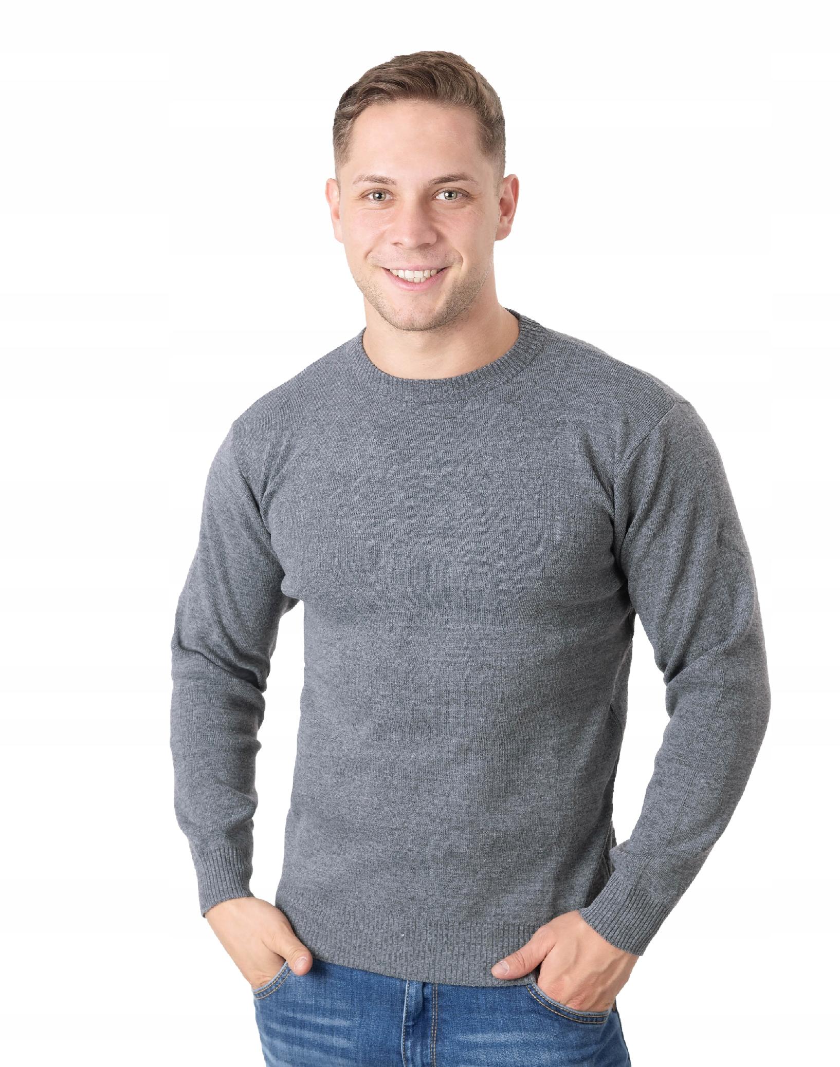 

Sweter Męski Klasyczny Swetry Męskie 2301-03 r XXL