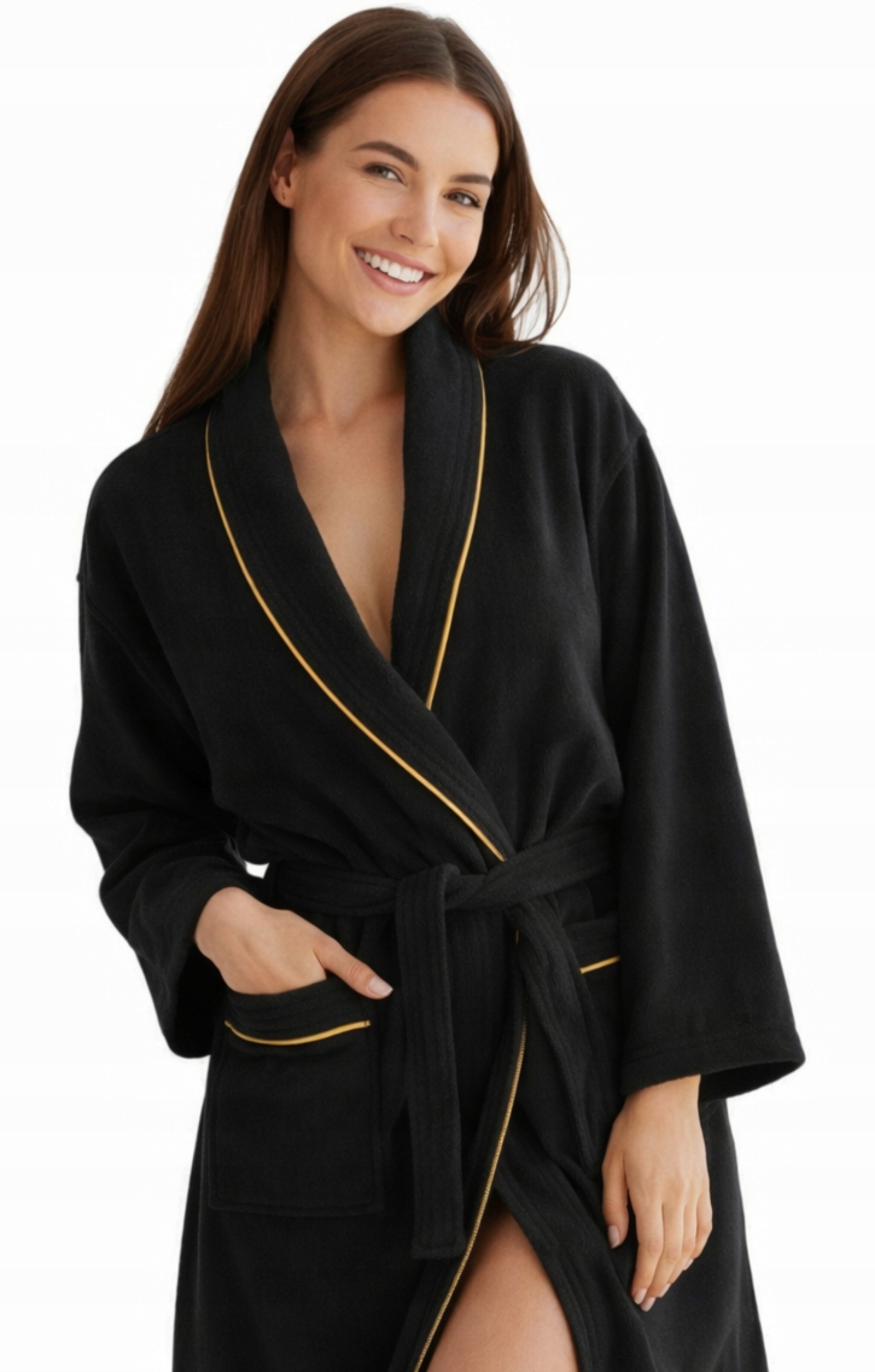 Dámský froté župan Marcello Bene Velluto bílý, velikost S, Hotel Spa