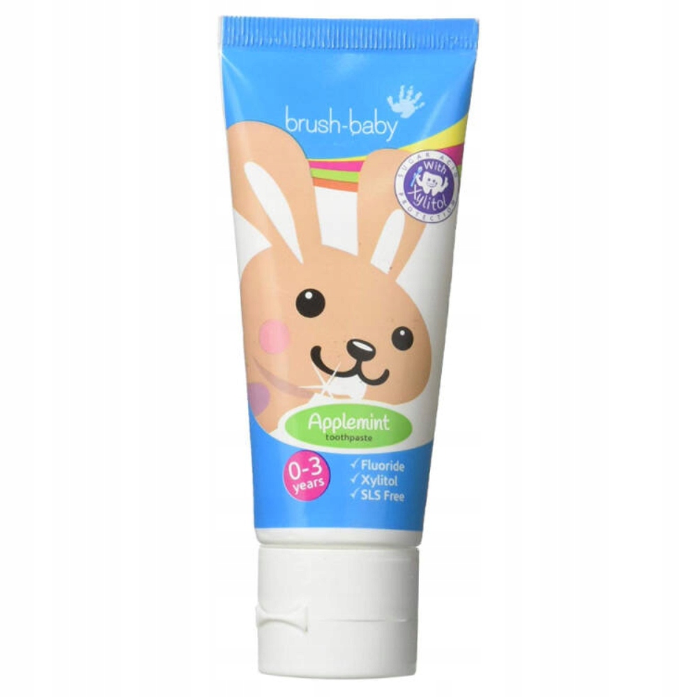 Brush-baby pasta dla dzieci 0-3 lat o smaku jabłkowo-miętowym 50ml