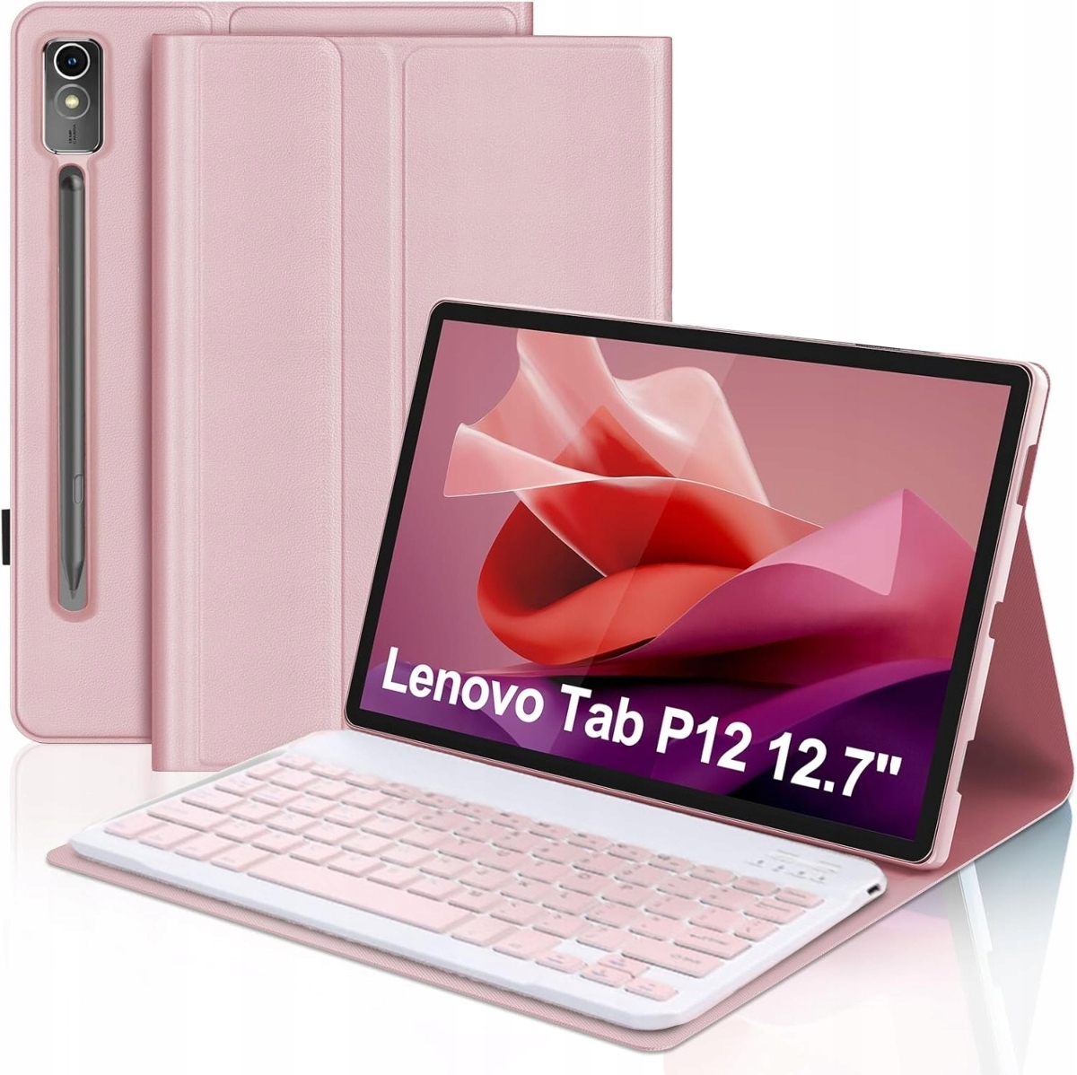 Etui z klawiaturą do Lenovo Tab P12 TB370, case z klapką, pokrowiec, cover
