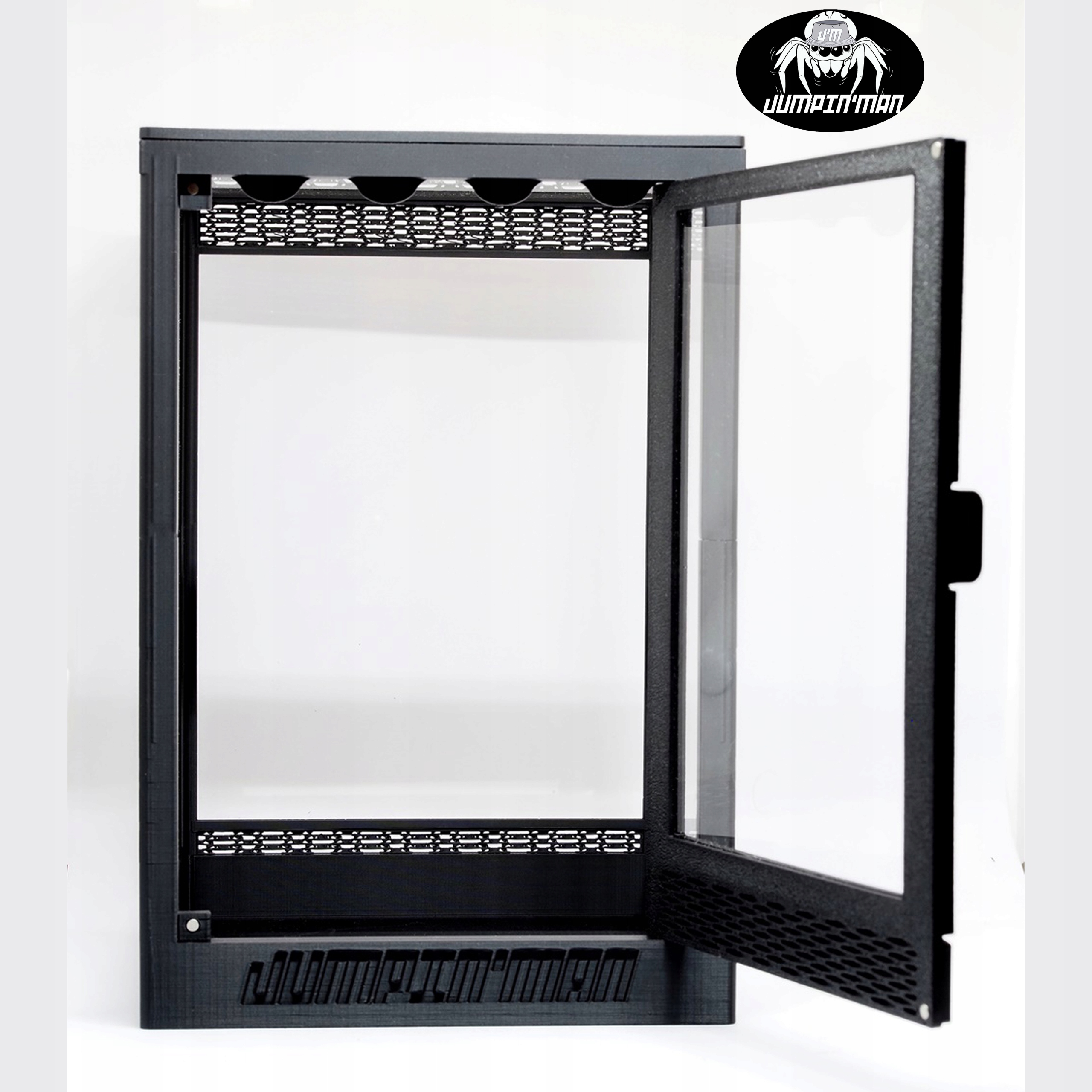 Levně Terárium na závěs dveří Furtka 22x15 x14.7 cm, pavouk, kudlanka, Černé