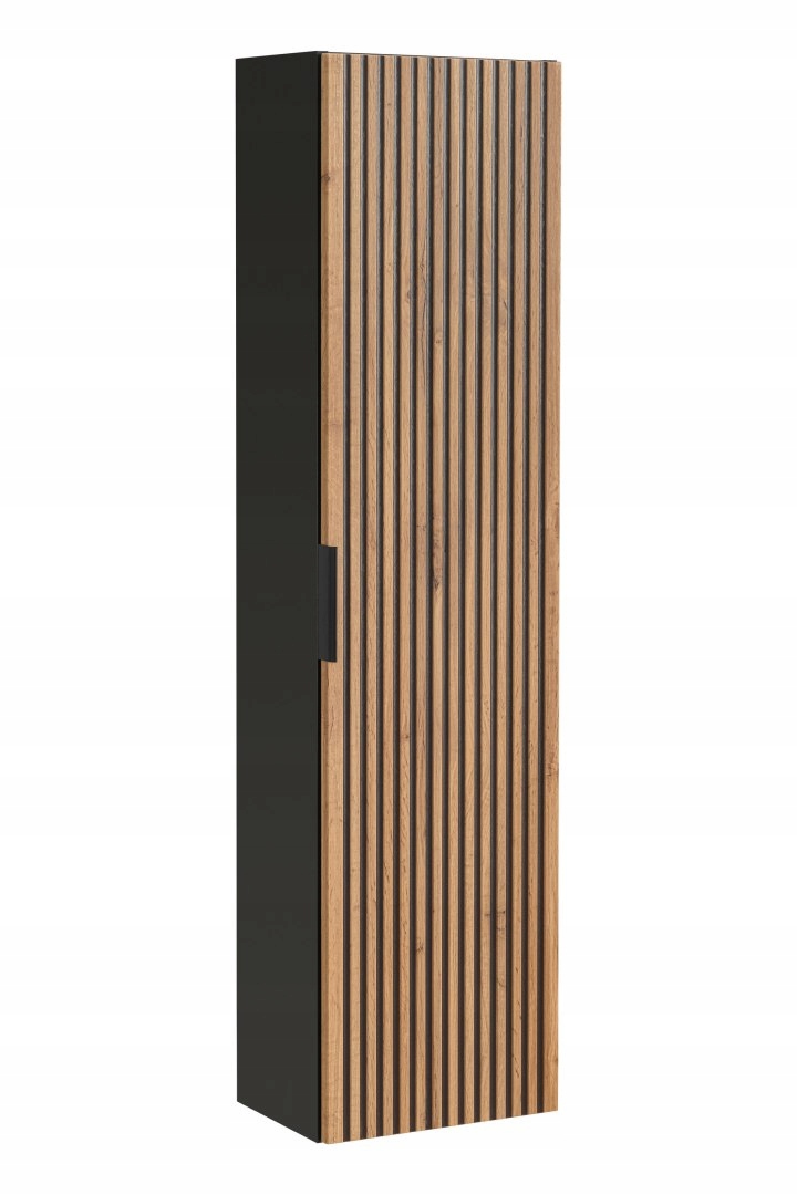 Szafka wysoka Xilo Black 1 drzwi