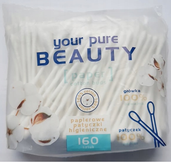 

Your Pure Beauty Patyczki papierowe 160szt. folia