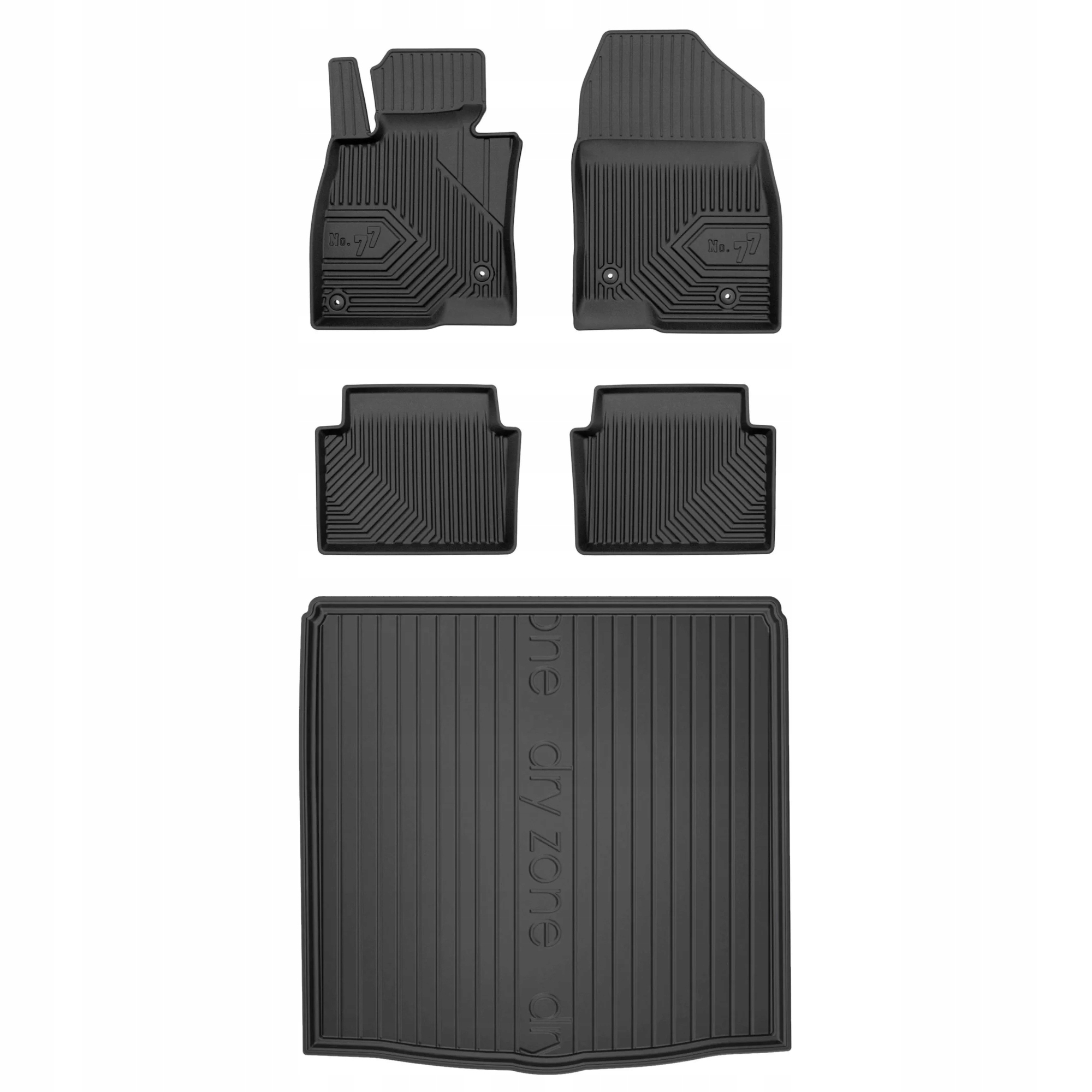 Gumová sada kobercov a rohoží Mazda 3 III 2013-2018