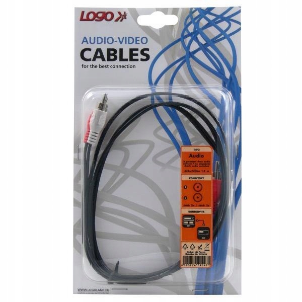 Przewód Logo 2x Rca (cinch) 2x Rca (cinch) 1,5 m