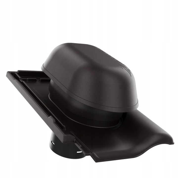 Sanitární ventilátor fi 125 Braas Rubín 9V Grafit