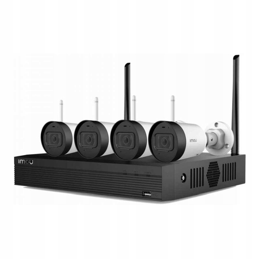 Imou Zestaw Monitoring Kamery Rejestrator Do Dom Biuro Wifi Full Hd Nvr 4