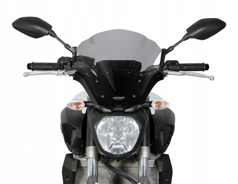 Motocyklové sklo Mra Yamaha MT-07 RM04 2014-2017, forma Nrm, čierna