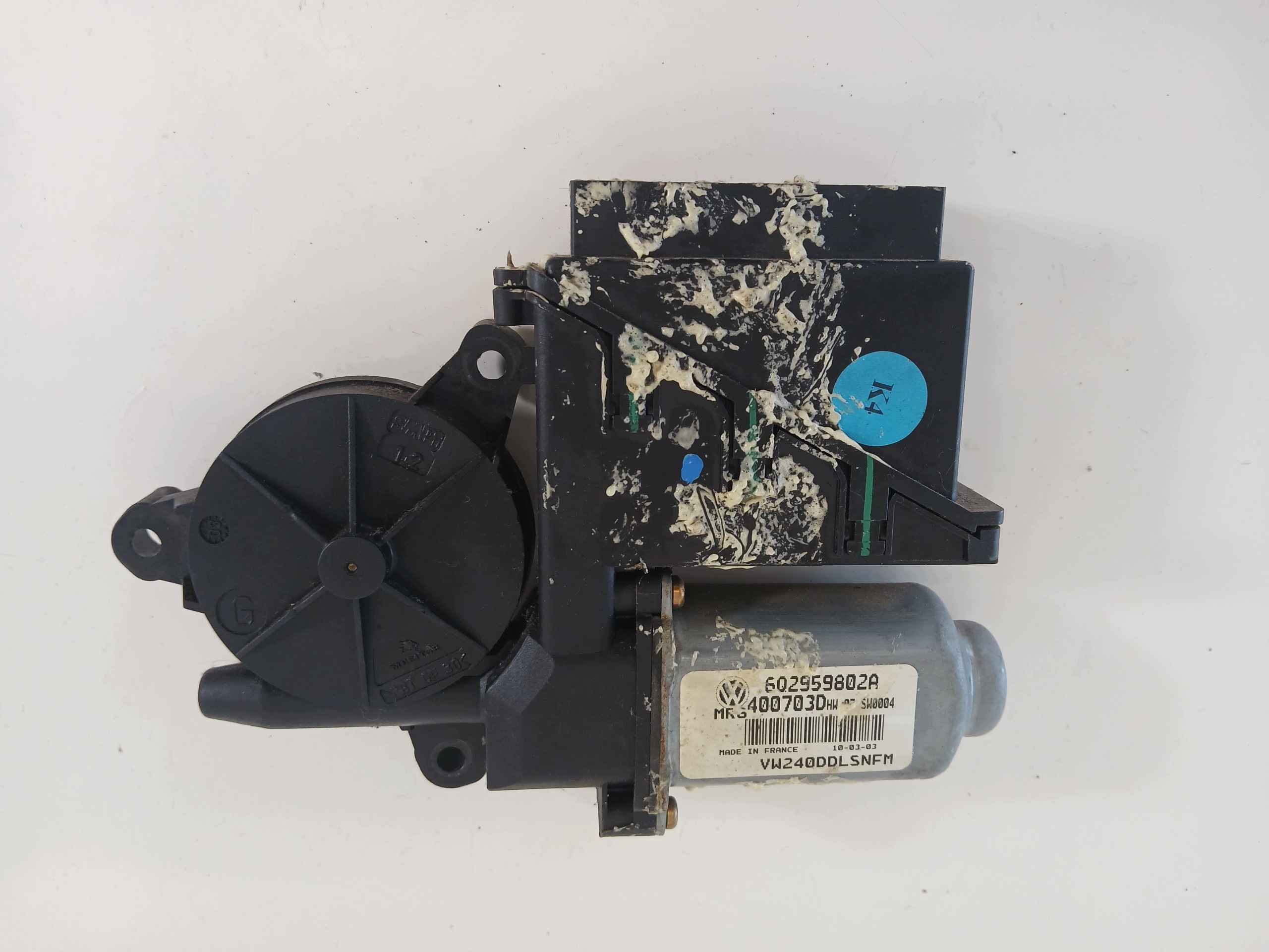 VW POLO 9N SEAT IBIZA III mini motor windows left front 6Q2959802A