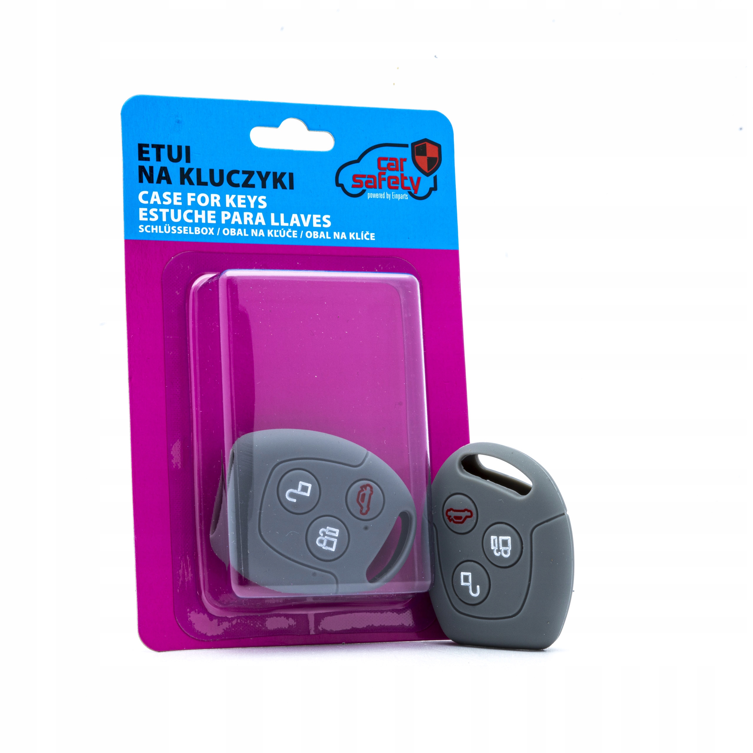 

Etui Silikonowe Pokrowiec Na Kluczyk Ford Szare