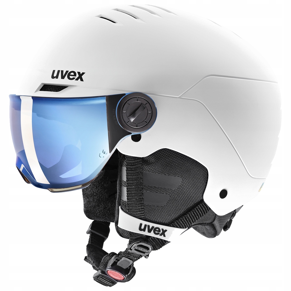 Dětská lyžařská přilba Uvex Rocket Jr Visor 1003 51-55 cm