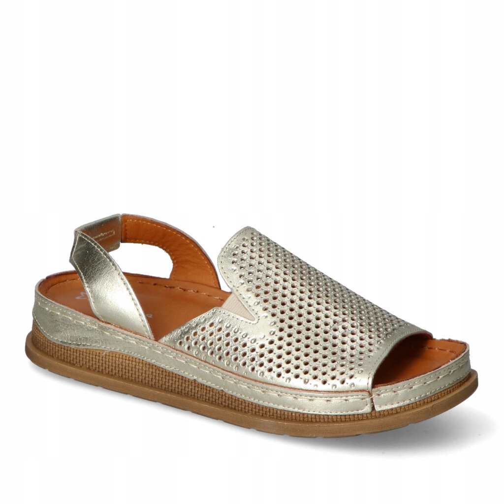 Sandály Maciejka L7066-25/00-1 Zlaté lico 40