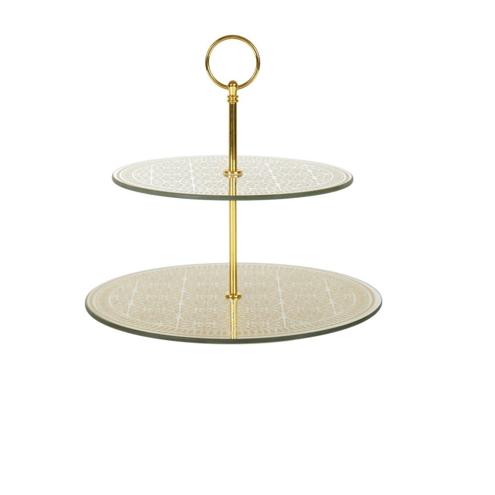 

Patera szklana na ciasto 2 poziomy