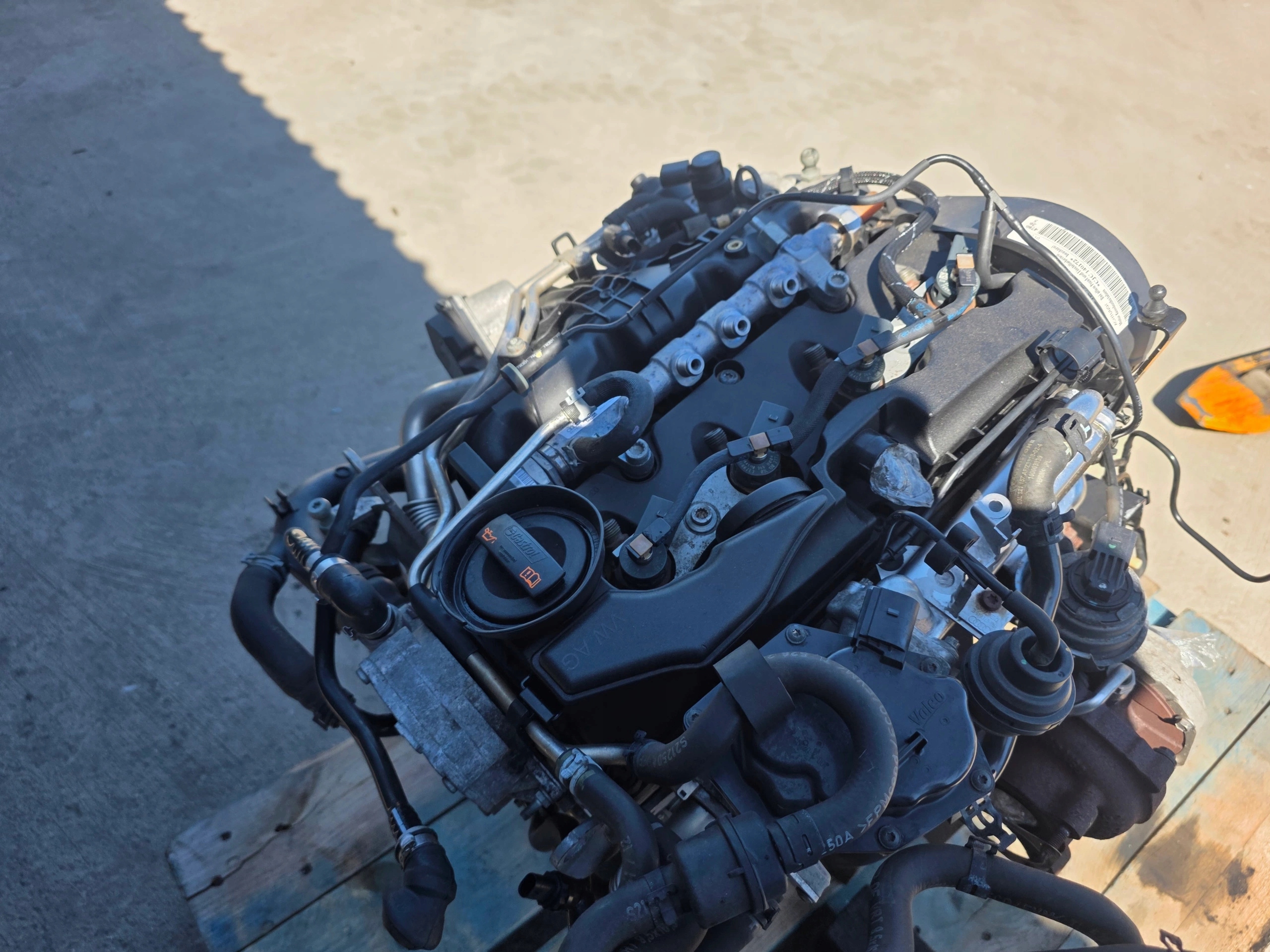 engine complete AUDI A5 8T A4 B8 Q5 SEAT 2.0 TDI CJC CJCB original *2 !!!