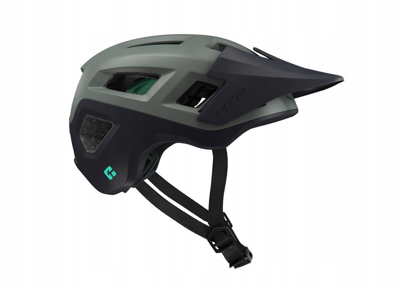 Kask Lazer Coyote KinetiCore M/55-59cm ciemna zieleń mat